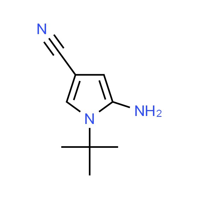 5-Amino-1-(tert-butyl)-1H-pyrrole-3-carbonitrile