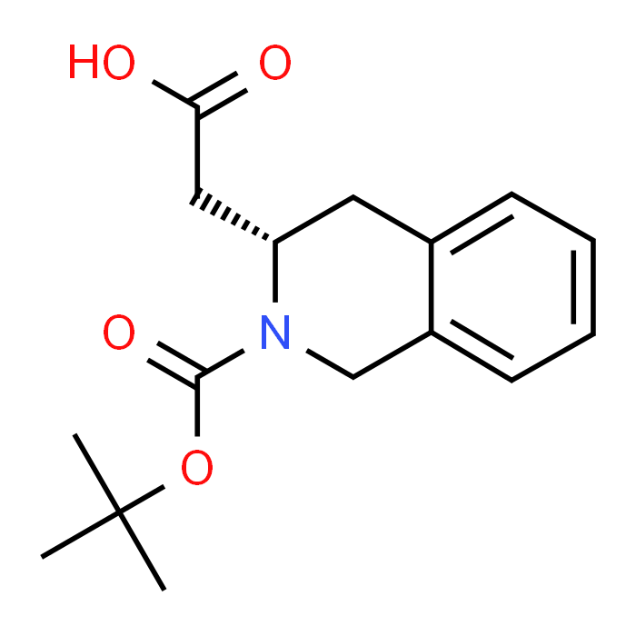 (S)-2-(2-(tert-Butoxycarbonyl)-1,2,3,4-tetrahydroisoquinolin-3-yl)acetic acid