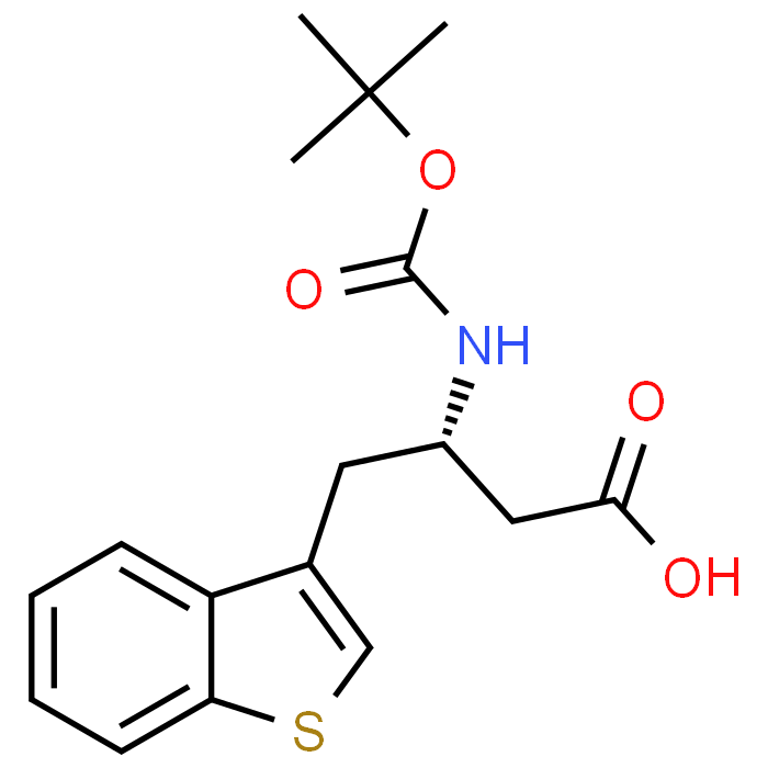 (S)-4-(Benzo[b]thiophen-3-yl)-3-((tert-butoxycarbonyl)amino)butanoic acid
