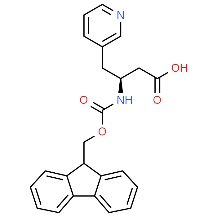(S)-3-((((9H-Fluoren-9-yl)methoxy)carbonyl)amino)-4-(pyridin-3-yl)butanoic acid