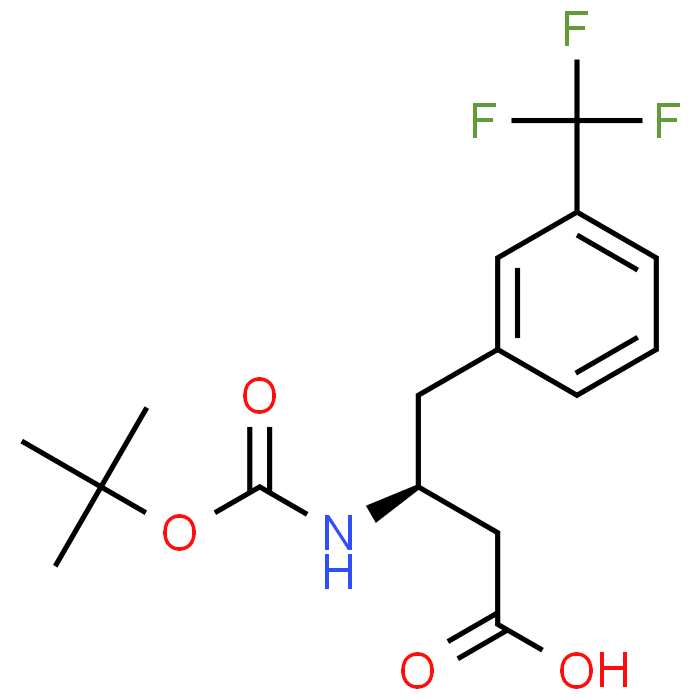 (S)-3-((tert-Butoxycarbonyl)amino)-4-(3-(trifluoromethyl)phenyl)butanoic acid