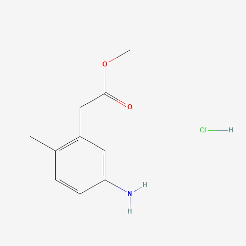 Methyl 2-(5-amino-2-methylphenyl)acetate hydrochloride