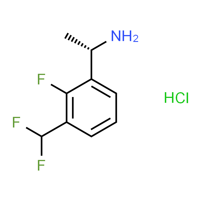 (S)-1-(3-(Difluoromethyl)-2-fluorophenyl)ethan-1-amine hydrochloride