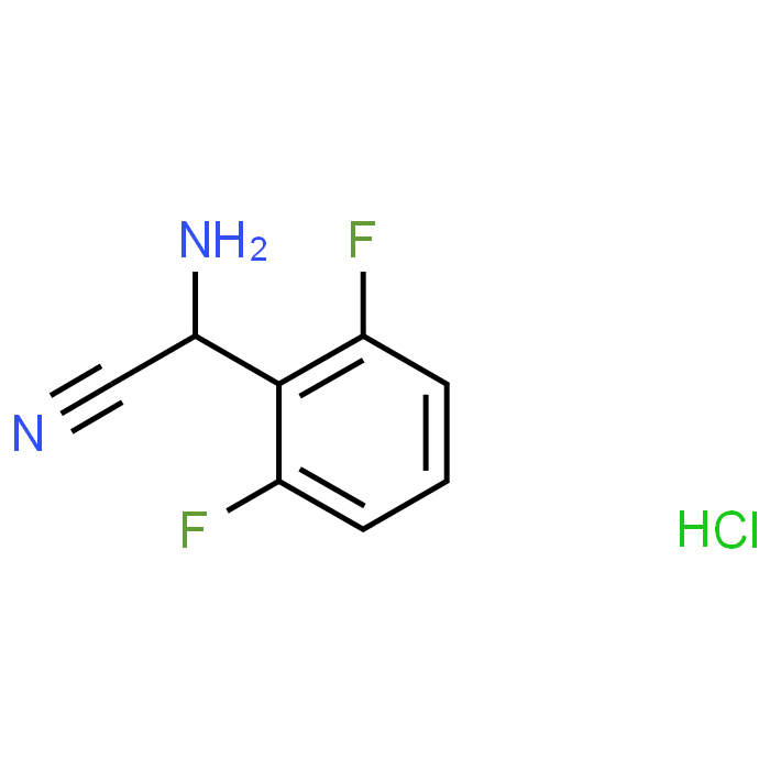 2-Amino-2-(2,6-difluorophenyl)acetonitrile hydrochloride
