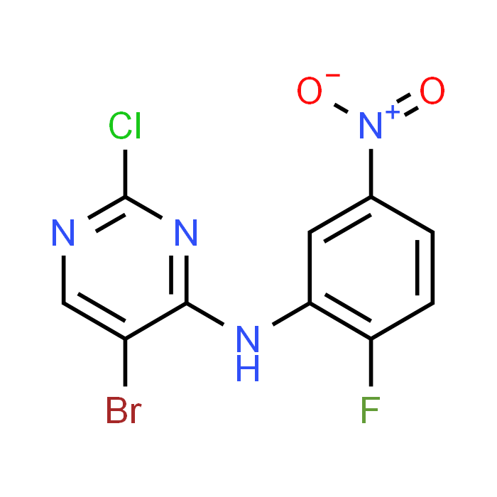 5-Bromo-2-chloro-N-(2-fluoro-5-nitrophenyl)pyrimidin-4-amine