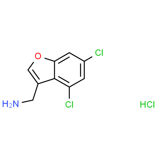 (4,6-Dichlorobenzofuran-3-yl)methanamine hydrochloride