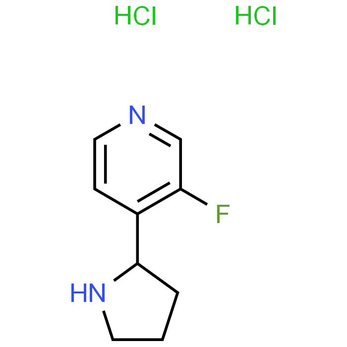3-Fluoro-4-(pyrrolidin-2-yl)pyridine dihydrochloride