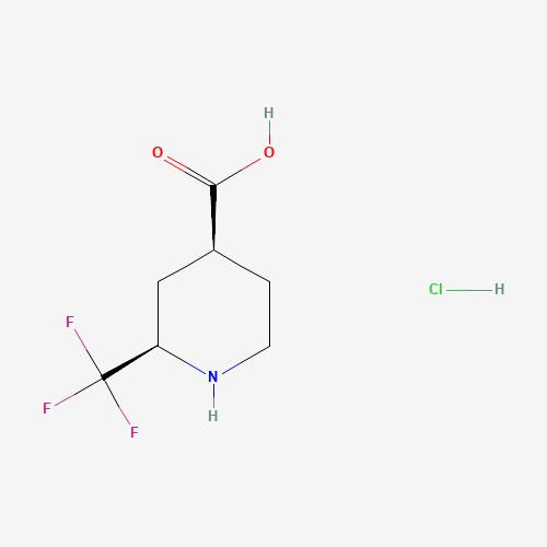 (2R,4S)-2-(Trifluoromethyl)piperidine-4-carboxylic acid hydrochloride