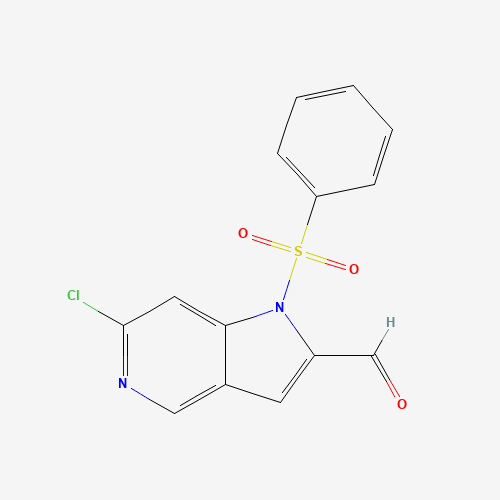 6-Chloro-1-(phenylsulfonyl)-1H-pyrrolo[3,2-c]pyridine-2-carbaldehyde