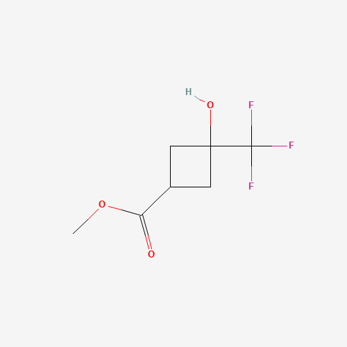 rel-Methyl (1s,3s)-3-hydroxy-3-(trifluoromethyl)cyclobutane-1-carboxylate