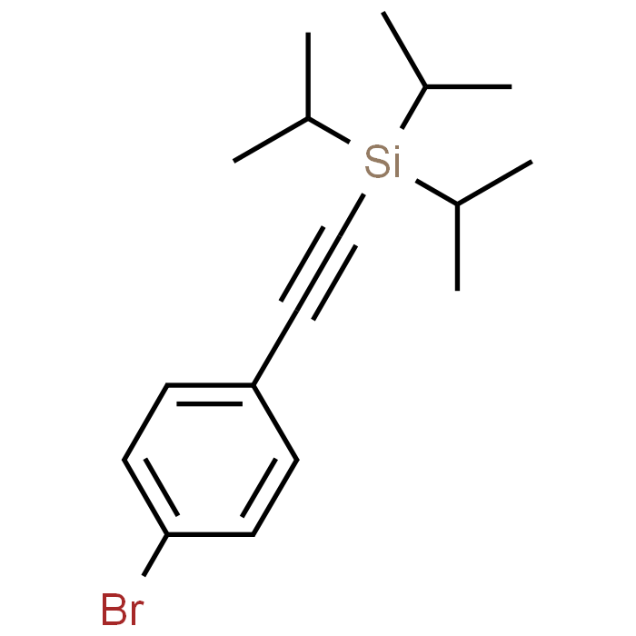 ((4-Bromophenyl)ethynyl)triisopropylsilane