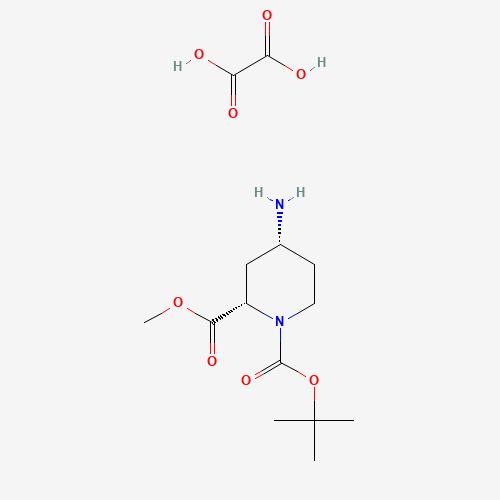 1-(tert-Butyl) 2-methyl (2S,4R)-4-aminopiperidine-1,2-dicarboxylate oxalate