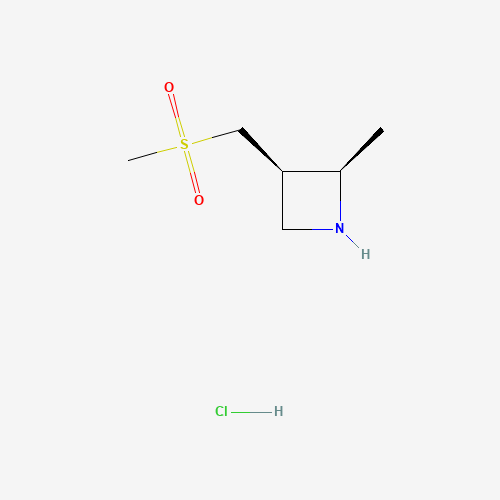 (2R,3R)-2-Methyl-3-((methylsulfonyl)methyl)azetidine hydrochloride