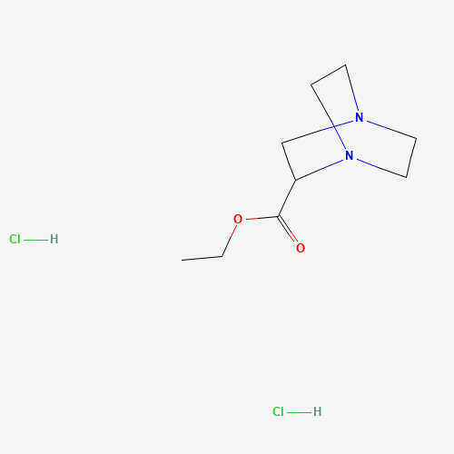 Ethyl 1,4-diazabicyclo[2.2.2]octane-2-carboxylate dihydrochloride