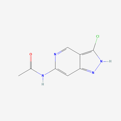 N-(3-Chloro-1H-pyrazolo[4,3-c]pyridin-6-yl)acetamide