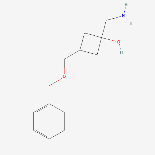 Rel-(1r,3r)-1-(aminomethyl)-3-((benzyloxy)methyl)cyclobutan-1-ol
