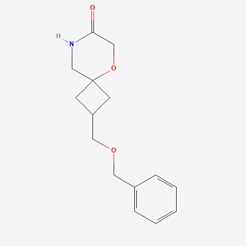 Rel-(2s,4s)-2-((benzyloxy)methyl)-5-oxa-8-azaspiro[3.5]nonan-7-one
