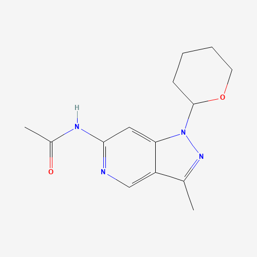 N-(3-Methyl-1-(tetrahydro-2H-pyran-2-yl)-1H-pyrazolo[4,3-c]pyridin-6-yl)acetamide