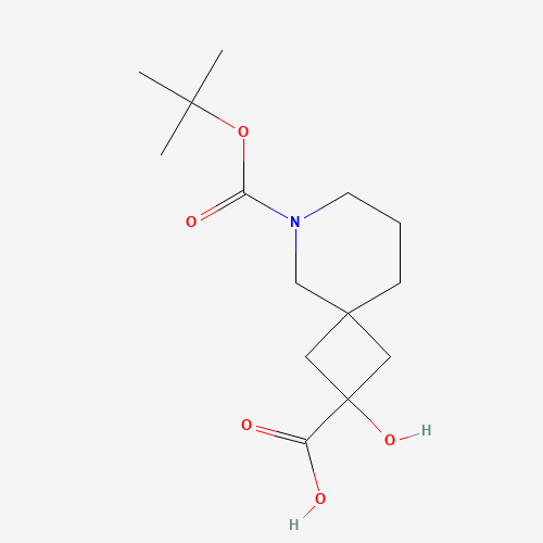 6-(tert-Butoxycarbonyl)-2-hydroxy-6-azaspiro[3.5]nonane-2-carboxylic acid