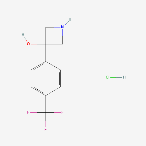 3-(4-(Trifluoromethyl)phenyl)azetidin-3-ol hydrochloride