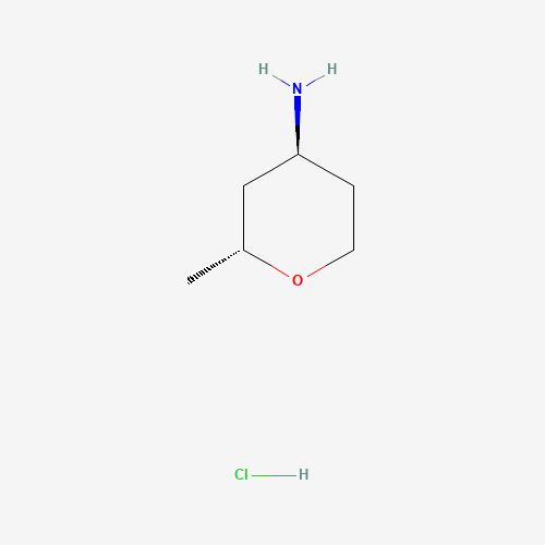 Rel-(2R,4S)-2-methyltetrahydro-2H-pyran-4-amine hydrochloride