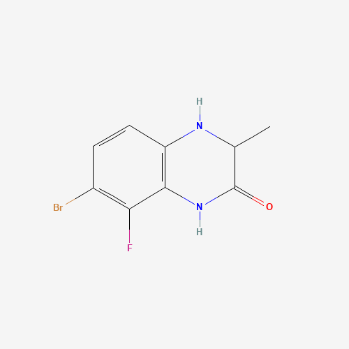 7-Bromo-8-fluoro-3-methyl-3,4-dihydroquinoxalin-2(1H)-one