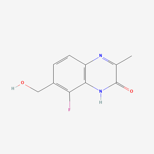 8-Fluoro-7-(hydroxymethyl)-3-methylquinoxalin-2(1H)-one