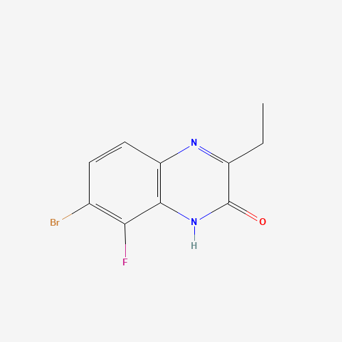 7-Bromo-3-ethyl-8-fluoroquinoxalin-2(1H)-one