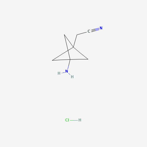2-(3-Aminobicyclo[1.1.1]pentan-1-yl)acetonitrile hydrochloride