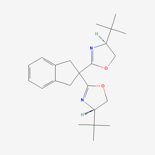 (4S,4'S)-2,2'-(2,3-Dihydro-1H-indene-2,2-diyl)bis(4-(tert-butyl)-4,5-dihydrooxazole)