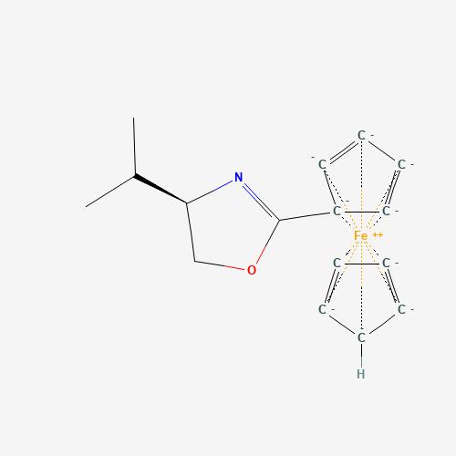 [(4R)-4,5-Dihydro-4-(1-methylethyl)-2-oxazolyl]ferrocene