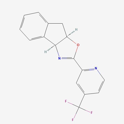 (3aS,8aR)-2-(4-(Trifluoromethyl)pyridin-2-yl)-3a,8a-dihydro-8H-indeno[1,2-d]oxazole