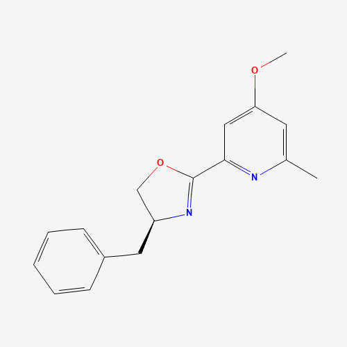 (S)-4-Benzyl-2-(4-methoxy-6-methylpyridin-2-yl)-4,5-dihydrooxazole
