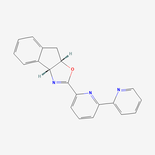 (3aR,8aS)-2-([2,2'-Bipyridin]-6-yl)-3a,8a-dihydro-8H-indeno[1,2-d]oxazole