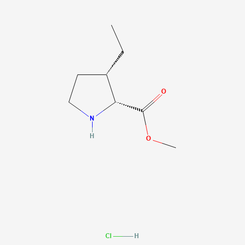 Methyl (2R,3S)-3-ethylpyrrolidine-2-carboxylate hydrochloride