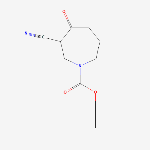 tert-Butyl 3-cyano-4-oxoazepane-1-carboxylate