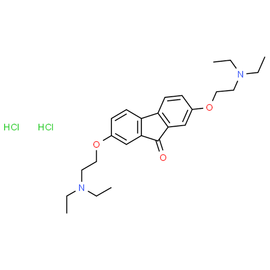 2,7-Bis(2-(Diethylamino)ethoxy)-9H-fluoren-9-one dihydrochloride