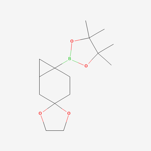 4,4,5,5-Tetramethyl-2-(spiro[bicyclo[4.1.0]heptane-3,2'-[1,3]dioxolan]-6-yl)-1,3,2-dioxaborolane