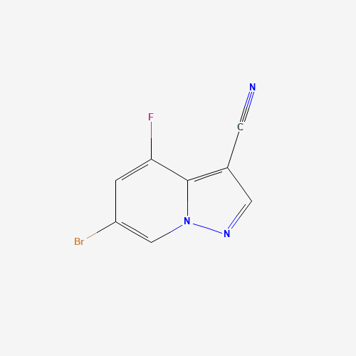 6-Bromo-4-fluoropyrazolo[1,5-a]pyridine-3-carbonitrile