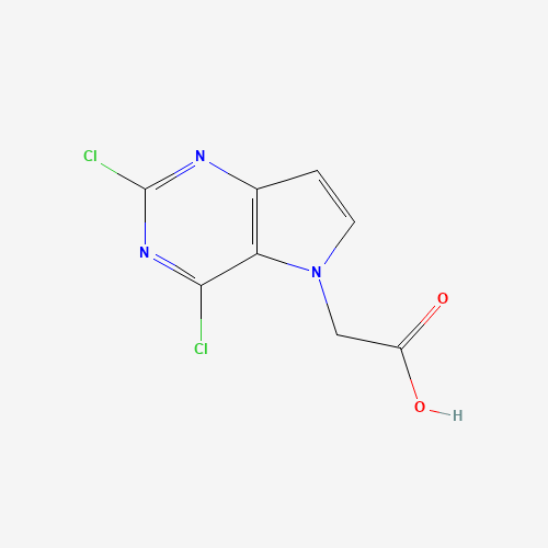 2-(2,4-Dichloro-5H-pyrrolo[3,2-d]pyrimidin-5-yl)acetic acid