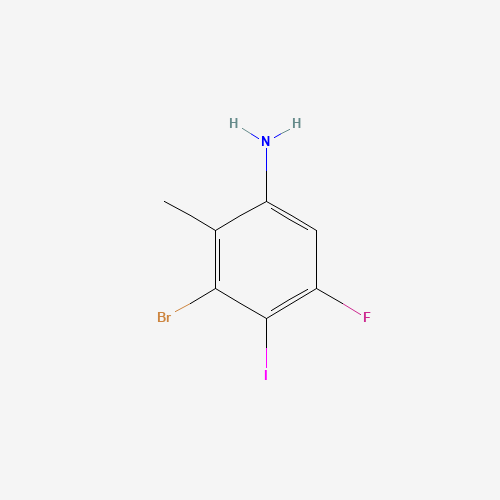 3-Bromo-5-fluoro-4-iodo-2-methylaniline