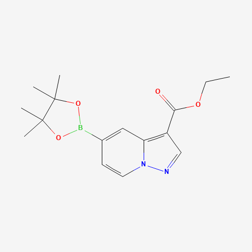 Ethyl 5-(4,4,5,5-tetramethyl-1,3,2-dioxaborolan-2-yl)pyrazolo[1,5-a]pyridine-3-carboxylate