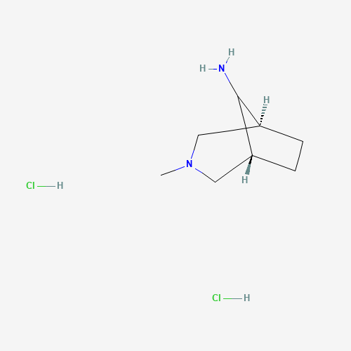 rel-(1R,5S,8s)-3-Methyl-3-azabicyclo[3.2.1]octan-8-amine hydrochloride