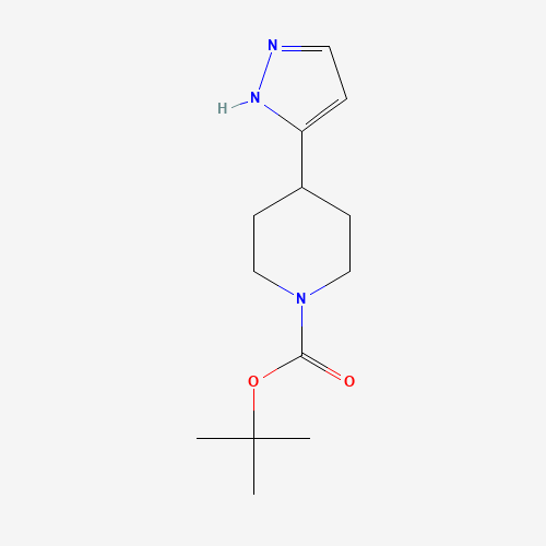 tert-Butyl 4-(1H-pyrazol-3-yl)piperidine-1-carboxylate - Achmem