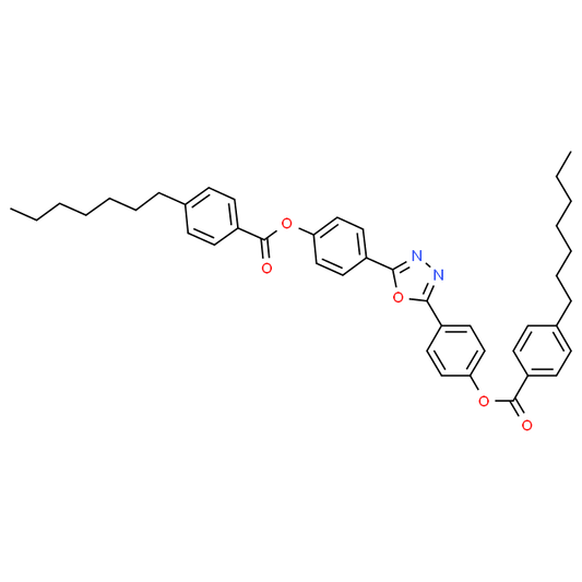 (1,3,4-Oxadiazole-2,5-diyl)bis(4,1-phenylene) bis(4-heptylbenzoate)