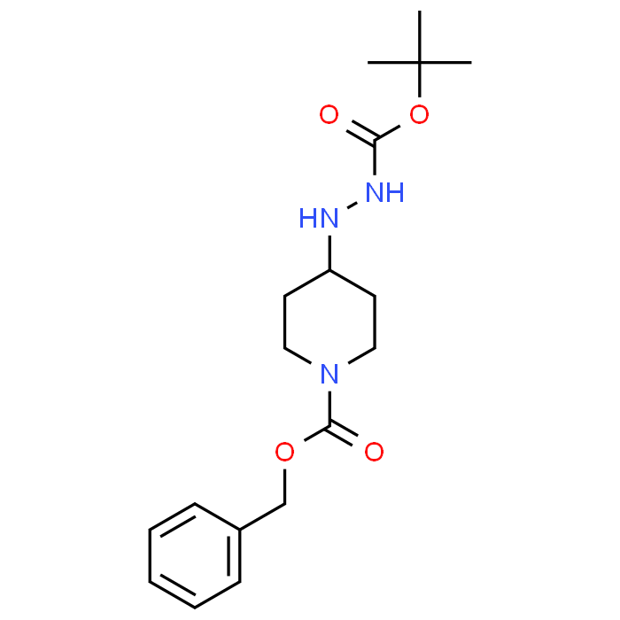 Benzyl 4-(2-(tert-butoxycarbonyl)hydrazinyl)piperidine-1-carboxylate