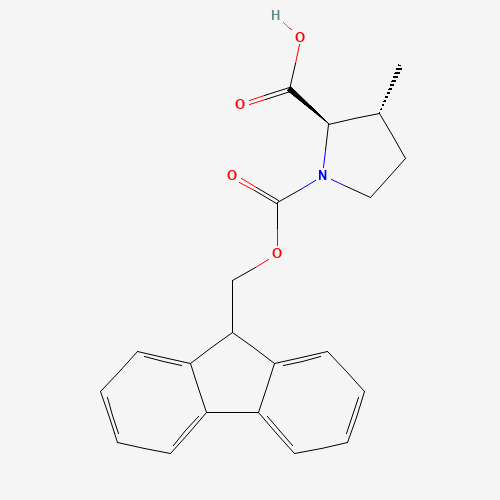 (2R,3R)-1-(((9H-Fluoren-9-yl)methoxy)carbonyl)-3-methylpyrrolidine-2-carboxylic acid