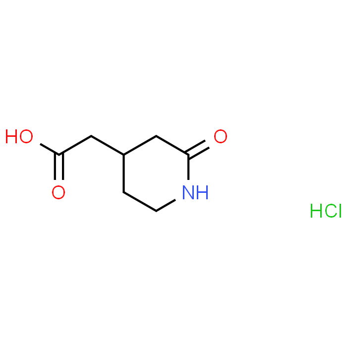 2-(2-Oxopiperidin-4-yl)acetic acid hydrochloride