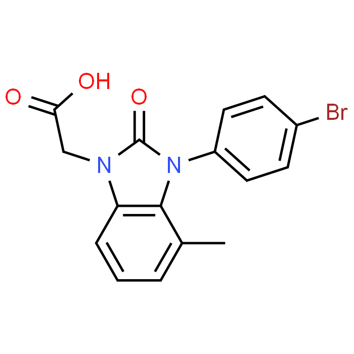 2-(3-(4-Bromophenyl)-4-methyl-2-oxo-2,3-dihydro-1H-benzo[d]imidazol-1-yl)acetic acid
