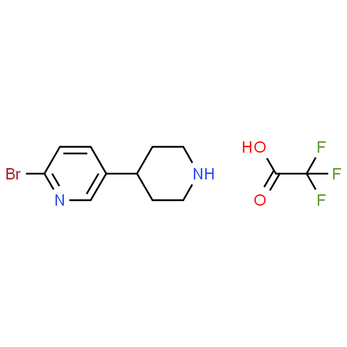 2-Bromo-5-(piperidin-4-yl)pyridine 2,2,2-trifluoroacetate